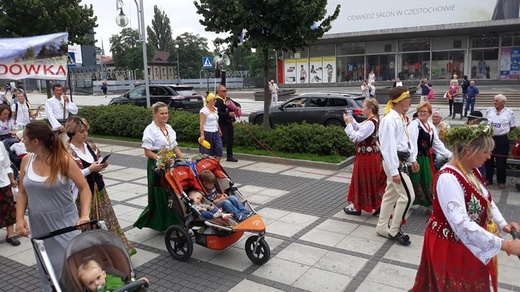 Wejście Pieszej Pielgrzymki Góralskiej na Jasną Górę 2019