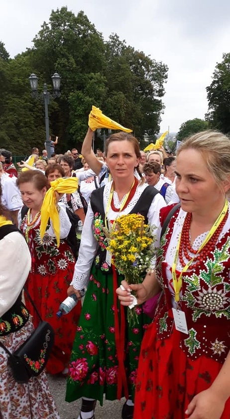 Wejście Pieszej Pielgrzymki Góralskiej na Jasną Górę 2019