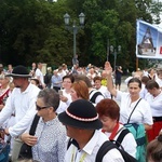 Wejście Pieszej Pielgrzymki Góralskiej na Jasną Górę 2019