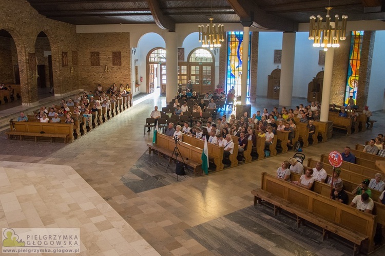 Msza św. na rozpoczęcie 39. Pieszej Pielgrzymki Głogowskiej