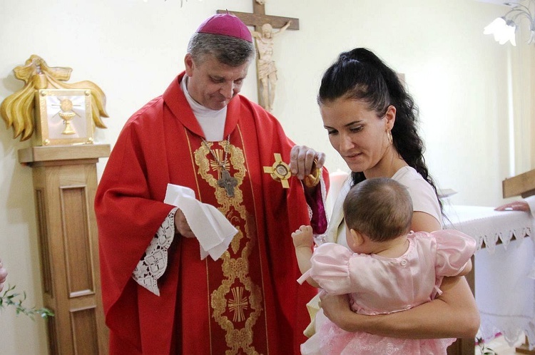 Powitanie sióstr nazaretanek w bielskim Domu Matki i Dziecka Caritas