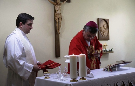Powitanie sióstr nazaretanek w bielskim Domu Matki i Dziecka Caritas
