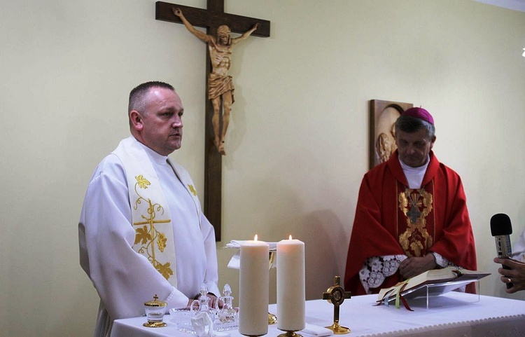 Powitanie sióstr nazaretanek w bielskim Domu Matki i Dziecka Caritas