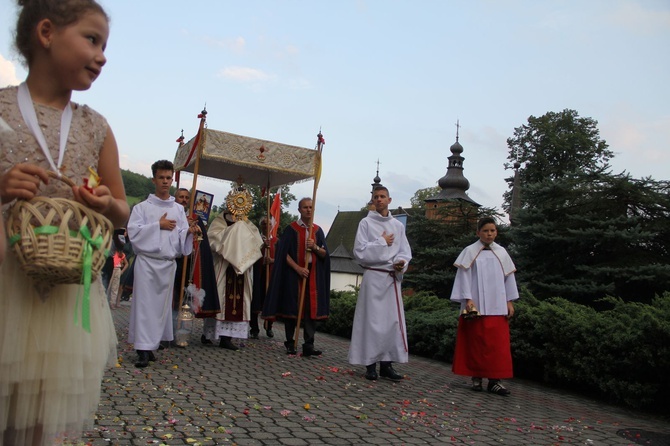 Krużlowa. Rozpoczęcie odpustu ku czci Przemienienia Pańskiego