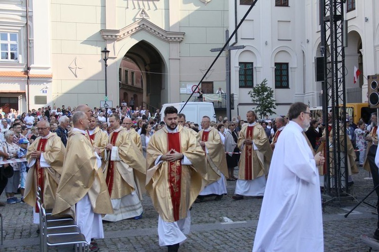 Wyjście lubelskiej pielgrzymki