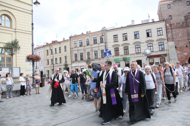 Wyjście lubelskiej pielgrzymki