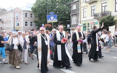 Wyjście lubelskiej pielgrzymki