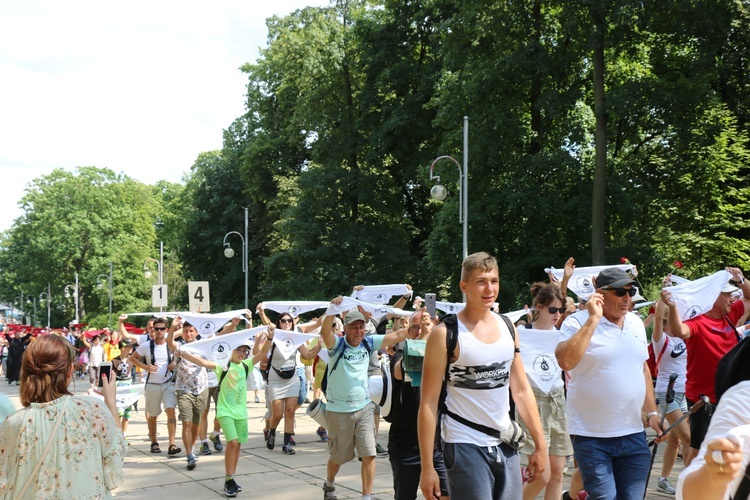 74. Piesza Rybnicka Pielgrzymka. Pątnicy u celu