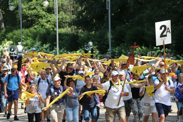 74. Piesza Rybnicka Pielgrzymka. Pątnicy u celu