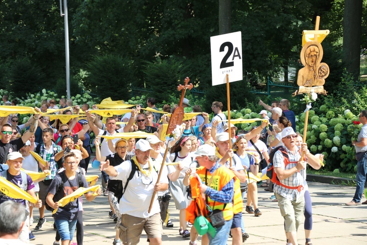 74. Piesza Rybnicka Pielgrzymka. Pątnicy u celu