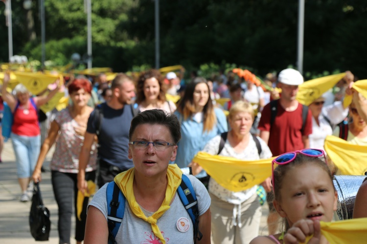 74. Piesza Rybnicka Pielgrzymka. Pątnicy u celu