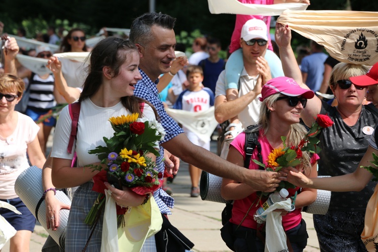 74. Piesza Rybnicka Pielgrzymka. Pątnicy u celu