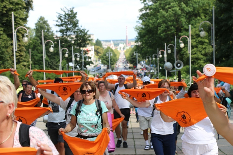 74. Piesza Rybnicka Pielgrzymka. Pątnicy u celu