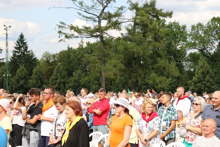 74. Piesza Rybnicka Pielgrzymka. Pątnicy u celu