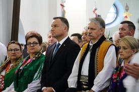 Prezydent RP do górali: Patrząc na was, jestem dumny, że jestem Polakiem