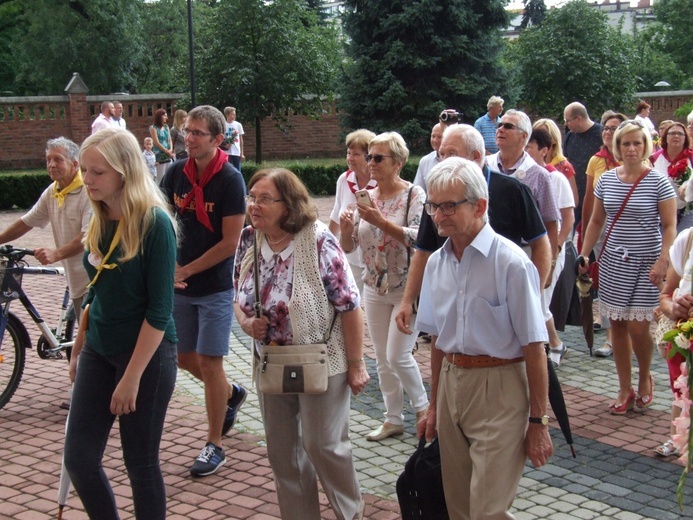 74. Rybnicka Pielgrzymka - powitanie w bazylice