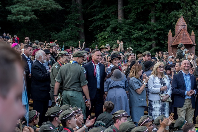 Harcerze w Gietrzwałdzie