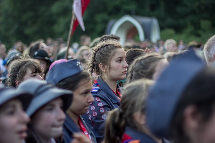 Harcerze w Gietrzwałdzie