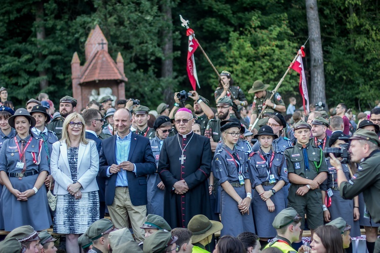 Harcerze w Gietrzwałdzie