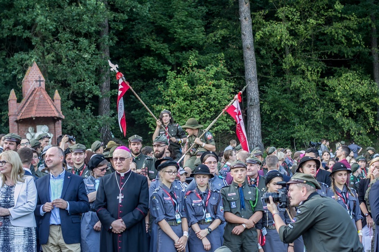 Harcerze w Gietrzwałdzie