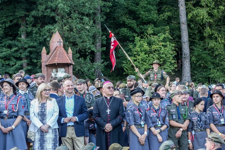 Harcerze w Gietrzwałdzie