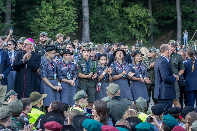 Harcerze w Gietrzwałdzie