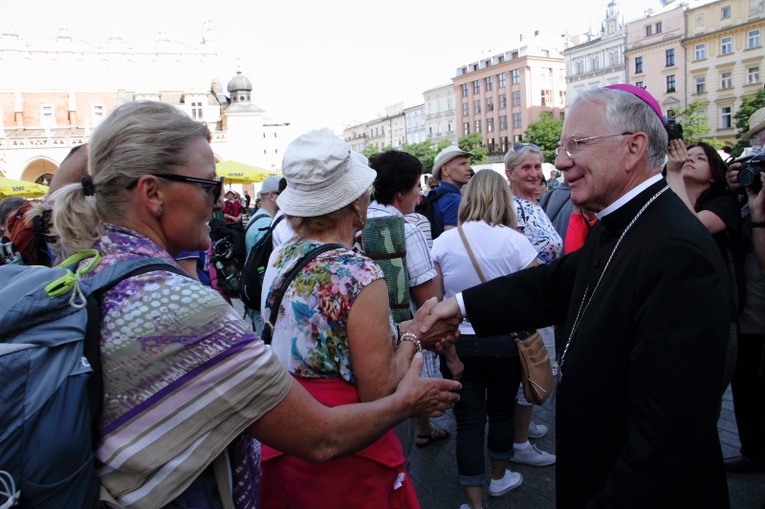 Wyjście 39. Pieszej Pielgrzymki Krakowskiej na Jasną Górę