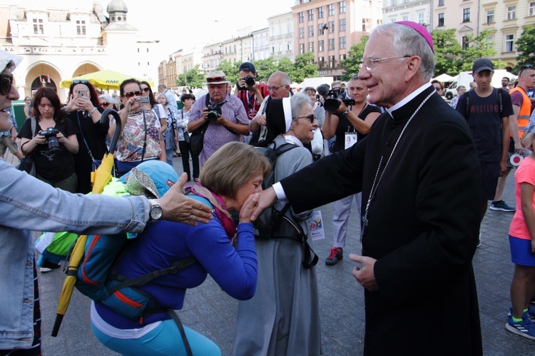 Wyjście 39. Pieszej Pielgrzymki Krakowskiej na Jasną Górę