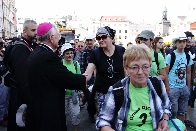 Wyjście 39. Pieszej Pielgrzymki Krakowskiej na Jasną Górę