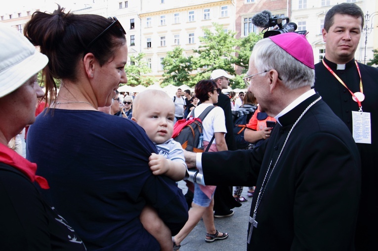 Wyjście 39. Pieszej Pielgrzymki Krakowskiej na Jasną Górę