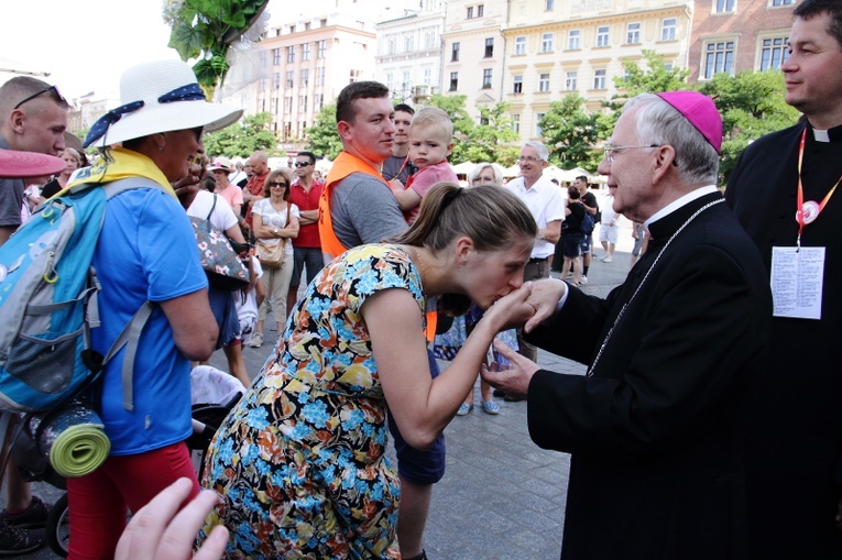 Wyjście 39. Pieszej Pielgrzymki Krakowskiej na Jasną Górę