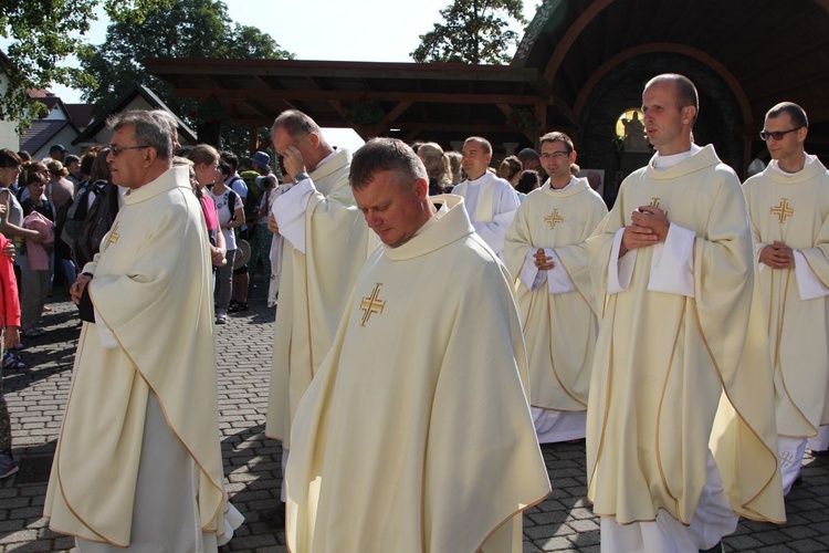 28. Piesza Pielgrzymka Bielsko-Żywiecka na Jasną Górę - Msza św. w Hałcnowie - 2019