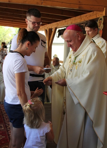 28. Piesza Pielgrzymka Bielsko-Żywiecka na Jasną Górę - Msza św. w Hałcnowie - 2019