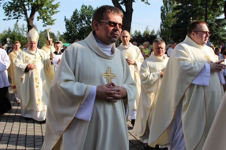 28. Piesza Pielgrzymka Bielsko-Żywiecka na Jasną Górę - Msza św. w Hałcnowie - 2019