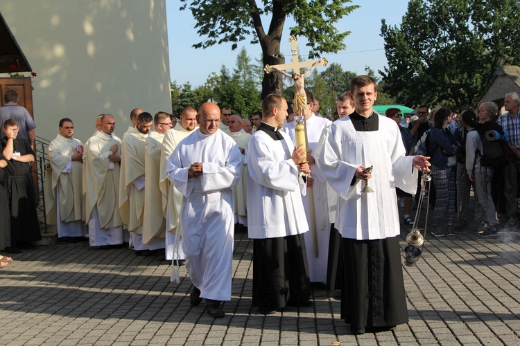 28. Piesza Pielgrzymka Bielsko-Żywiecka na Jasną Górę - Msza św. w Hałcnowie - 2019