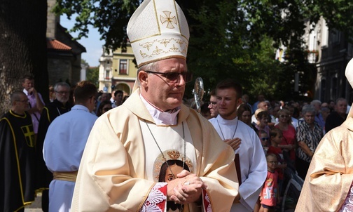 Mszę św. celebrował także bp Mirosław Gucwa z Bouar.
