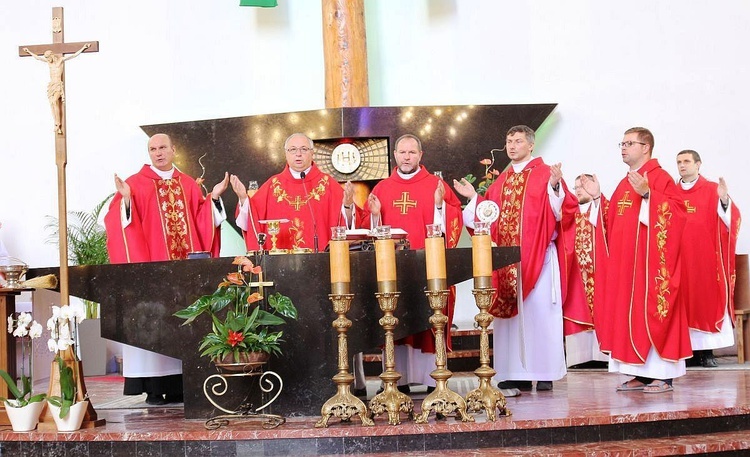 36. Oświęcimska Piesza Pielgrzymka na Jasną Górę - Msza św. u św. Maksymiliana - 2019