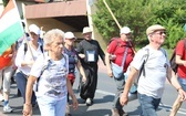 Pielgrzymi hałcnowscy na trasie - w Pisarzowicach - 2019