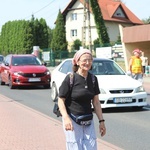 Pielgrzymi hałcnowscy na trasie - w Pisarzowicach - 2019
