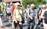 Pielgrzymi hałcnowscy na trasie - w Pisarzowicach - 2019