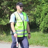Pielgrzymi hałcnowscy na trasie - w Pisarzowicach - 2019