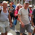 Grupa 4 i 8 - wyjście pielgrzymów hałcnowskich z Wilamowic 2019