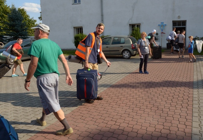 Nocleg pielgrzymów w Nowym Kazanowie