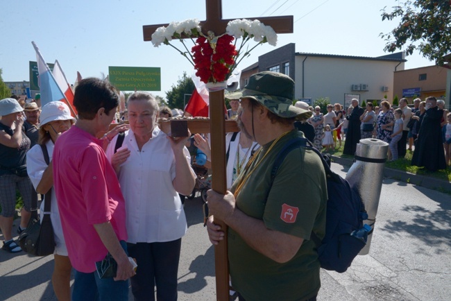 Kolumna z Opoczna na radomskiej pielgrzymce