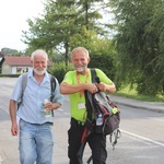 28. Pielgrzymka Cieszyńska 2019 na trasie - w Bziu Zameckim