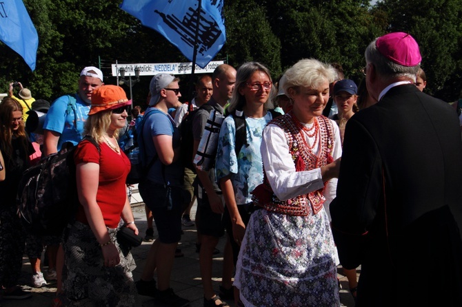 Wejście 39. Pieszej Pielgrzymki Krakowskiej na Jasną Górę