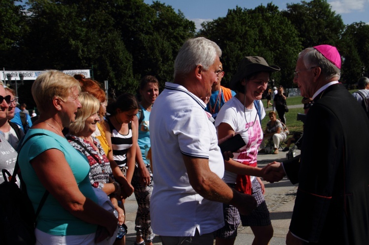 Wejście 39. Pieszej Pielgrzymki Krakowskiej na Jasną Górę