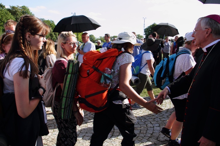 Wejście 39. Pieszej Pielgrzymki Krakowskiej na Jasną Górę