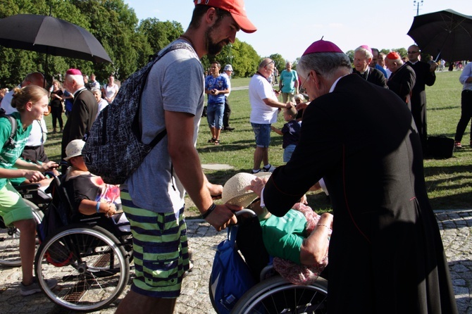 Wejście 39. Pieszej Pielgrzymki Krakowskiej na Jasną Górę