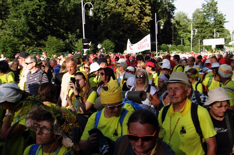 Wejście 39. Pieszej Pielgrzymki Krakowskiej na Jasną Górę